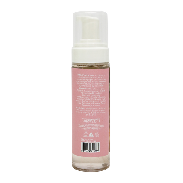 NO MORE BLOCKED PORES PINK CLAY & ROSELLA FLOWER FOAMING CLEANSER 200MLS