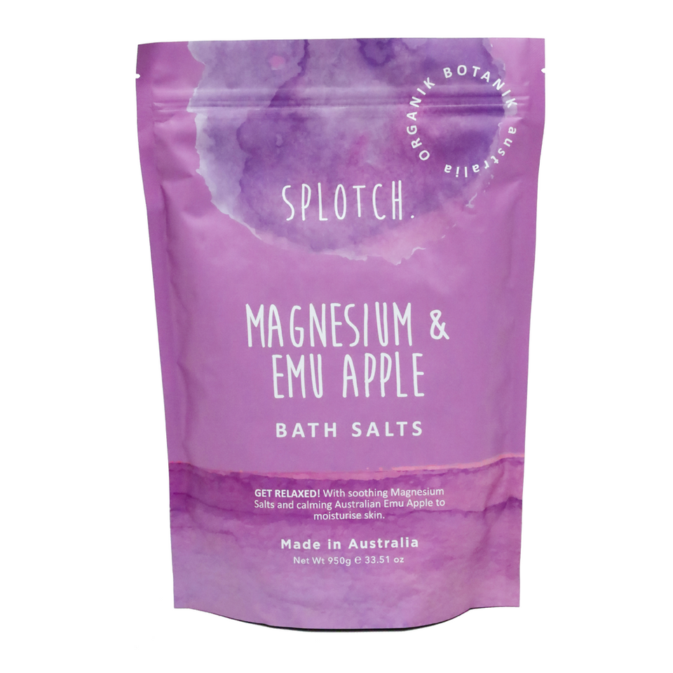 SPLOTCH MAGNESIUM & EMU APPLE BATH SALTS 950G